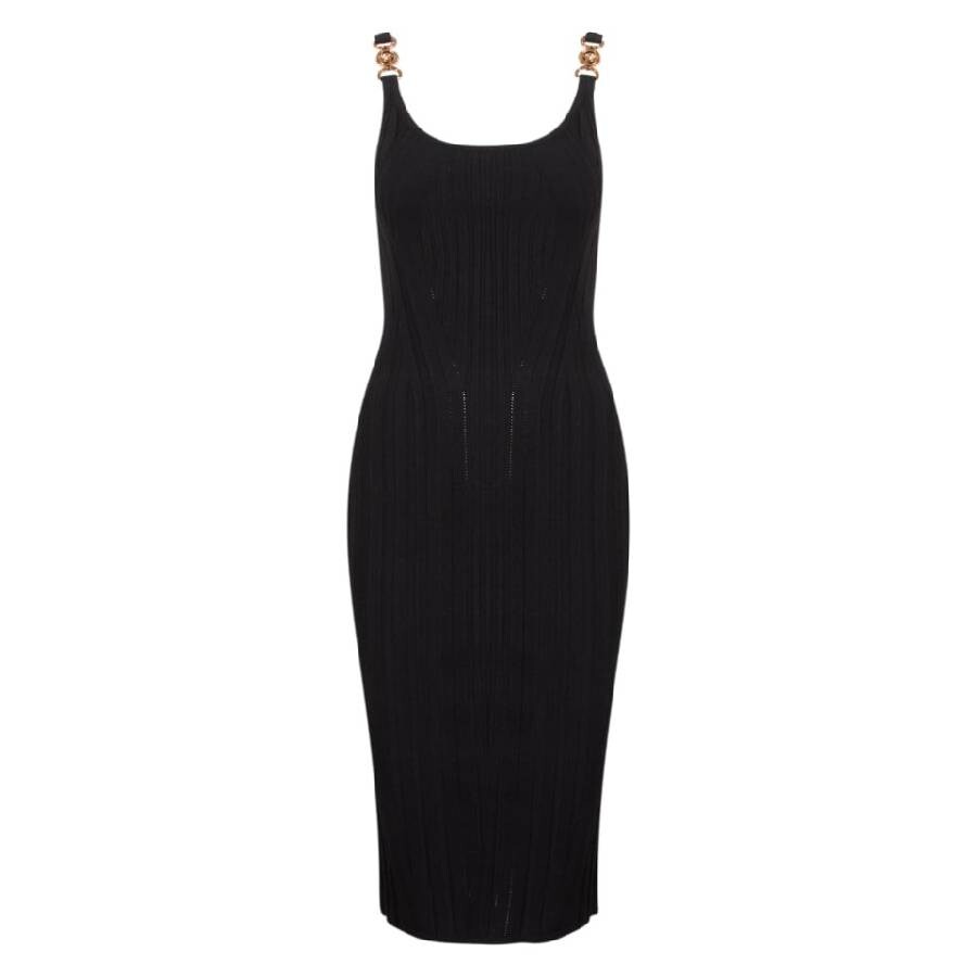 Medusa Strap Ribbed Midi Dress, Brand Size 36 ( US Size 0 )