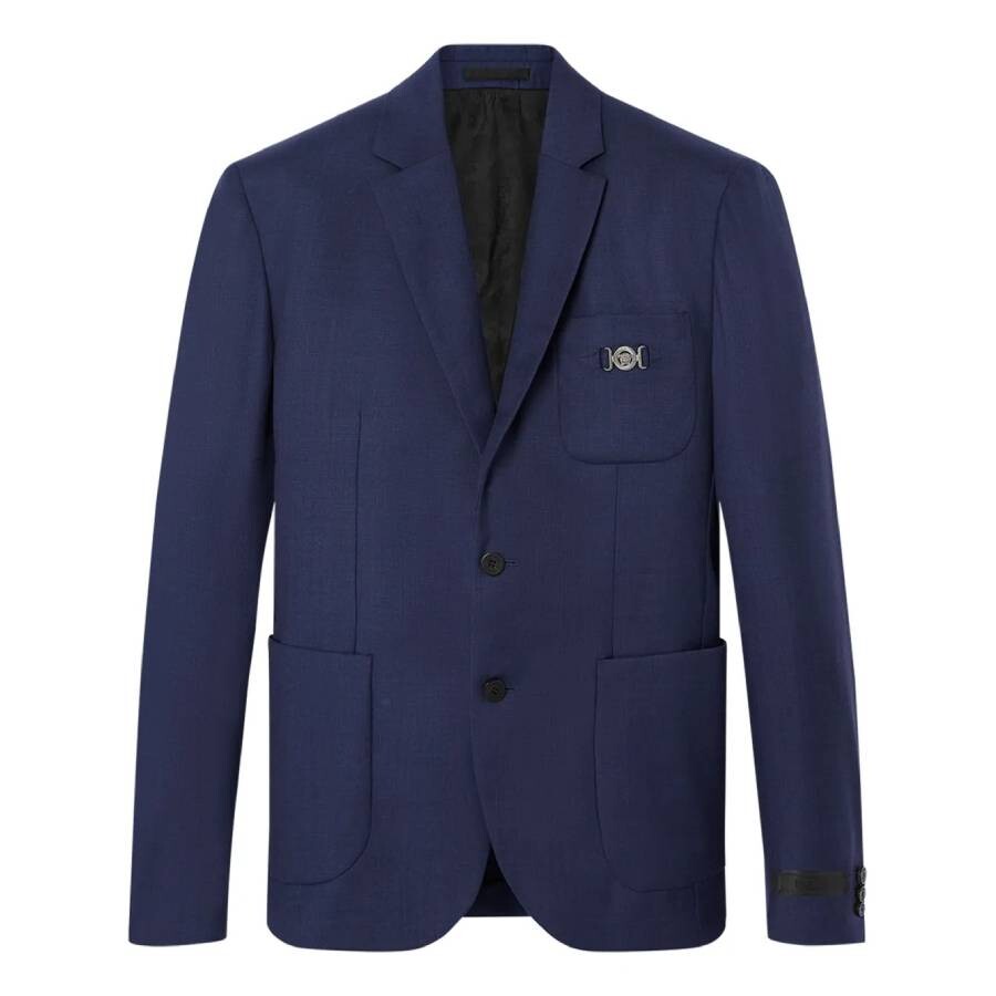 Medusa Wool Single-Breasted Blazer