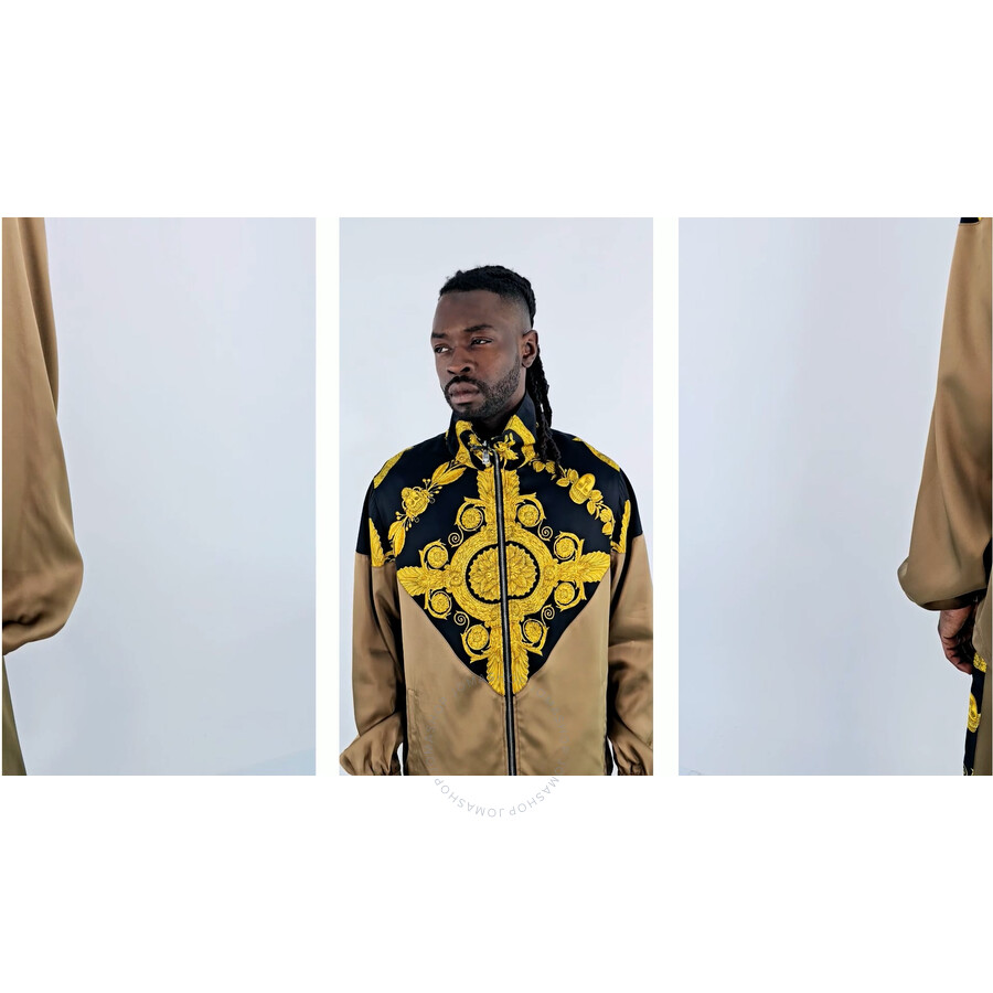 Versace Men's Baroque Print Technical Track Jacket, Brand