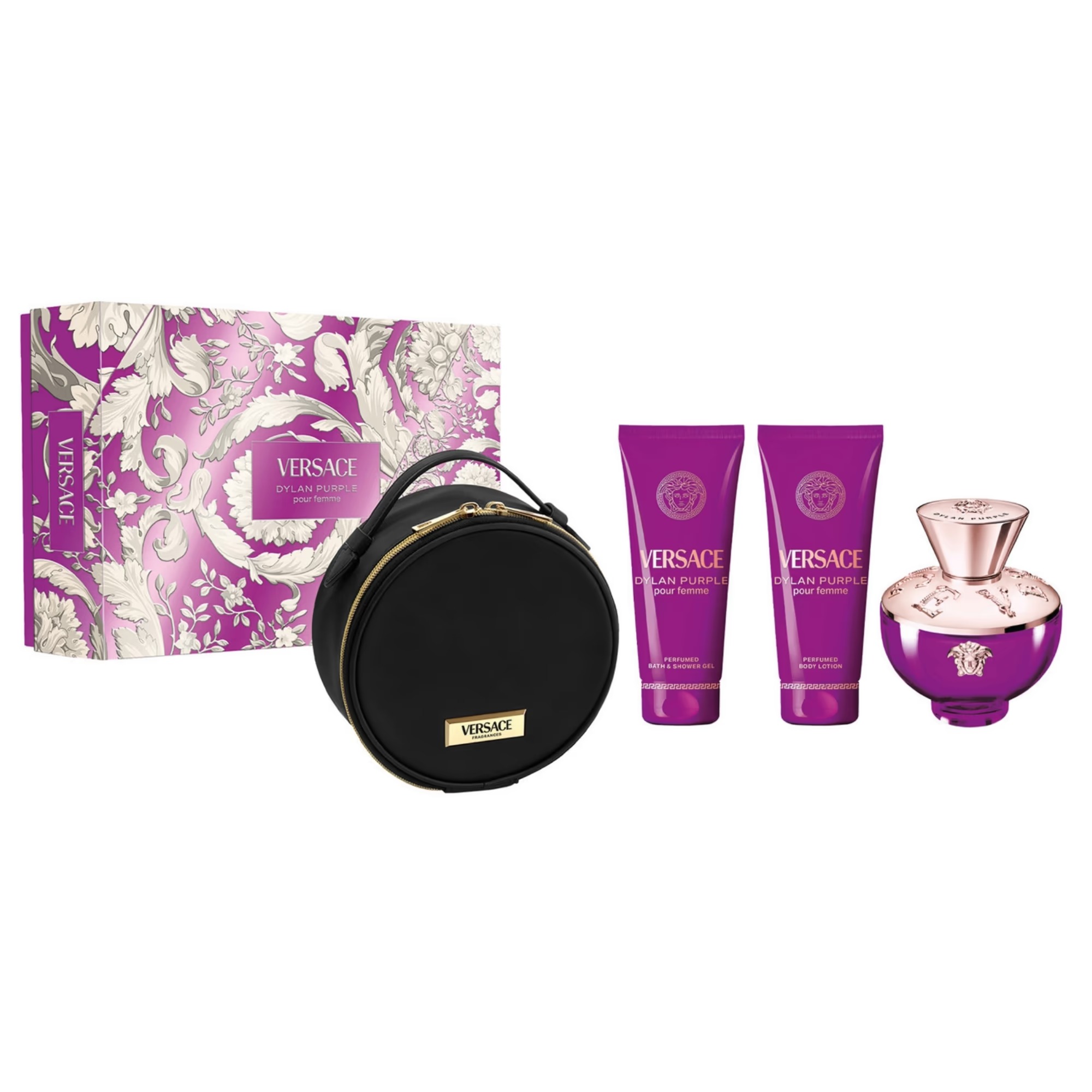 新品未使用　Versace Dylan Purple 100mlセット versace-mens-dylan-purple-4pcs
