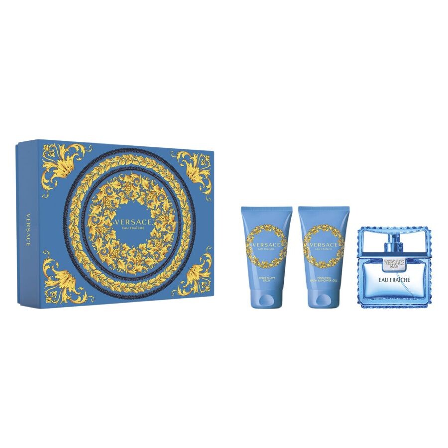 Shop Versace Men's Eau Fraiche Gift Set Fragrances 8011003820207 In N/a