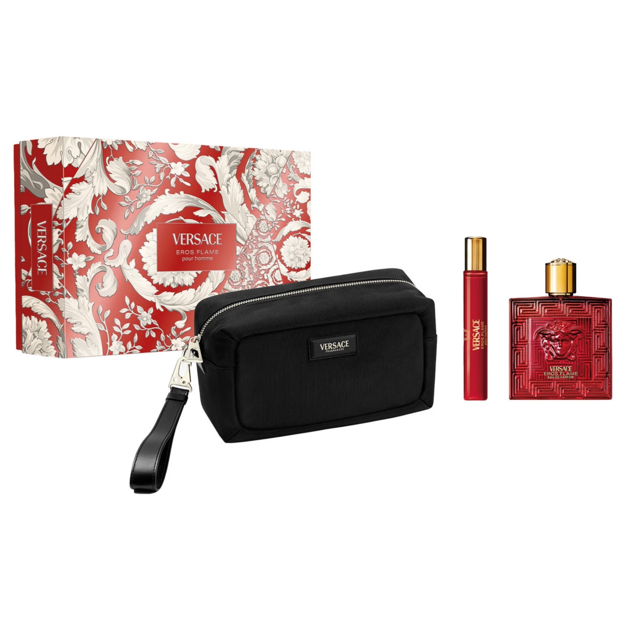 Versace Men's Eros Flame Gift Set Fragrances 8011003903146
