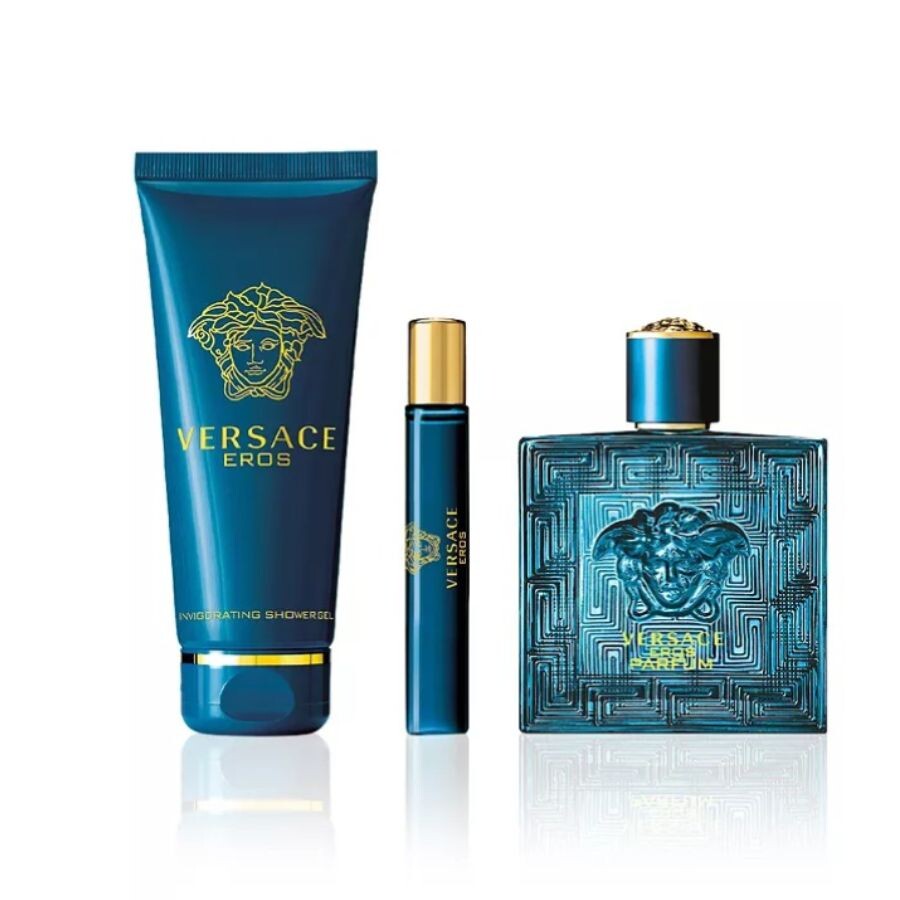 Shop Versace Men's Eros Gift Set Fragrances 8011003889303