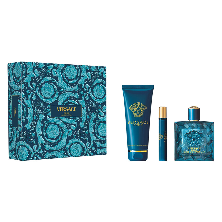 Versace Men's Eros Gift Set Fragrances 8011003889334