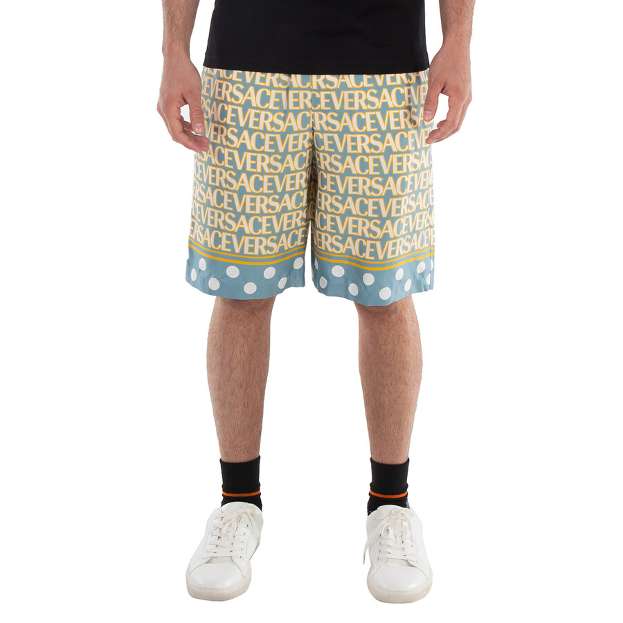 Men's All-Over Logo Print Shorts