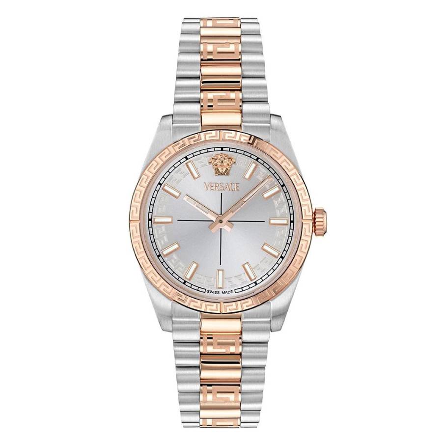Versace Millenyium Quartz Silver Dial Ladies Watch VE0E00525