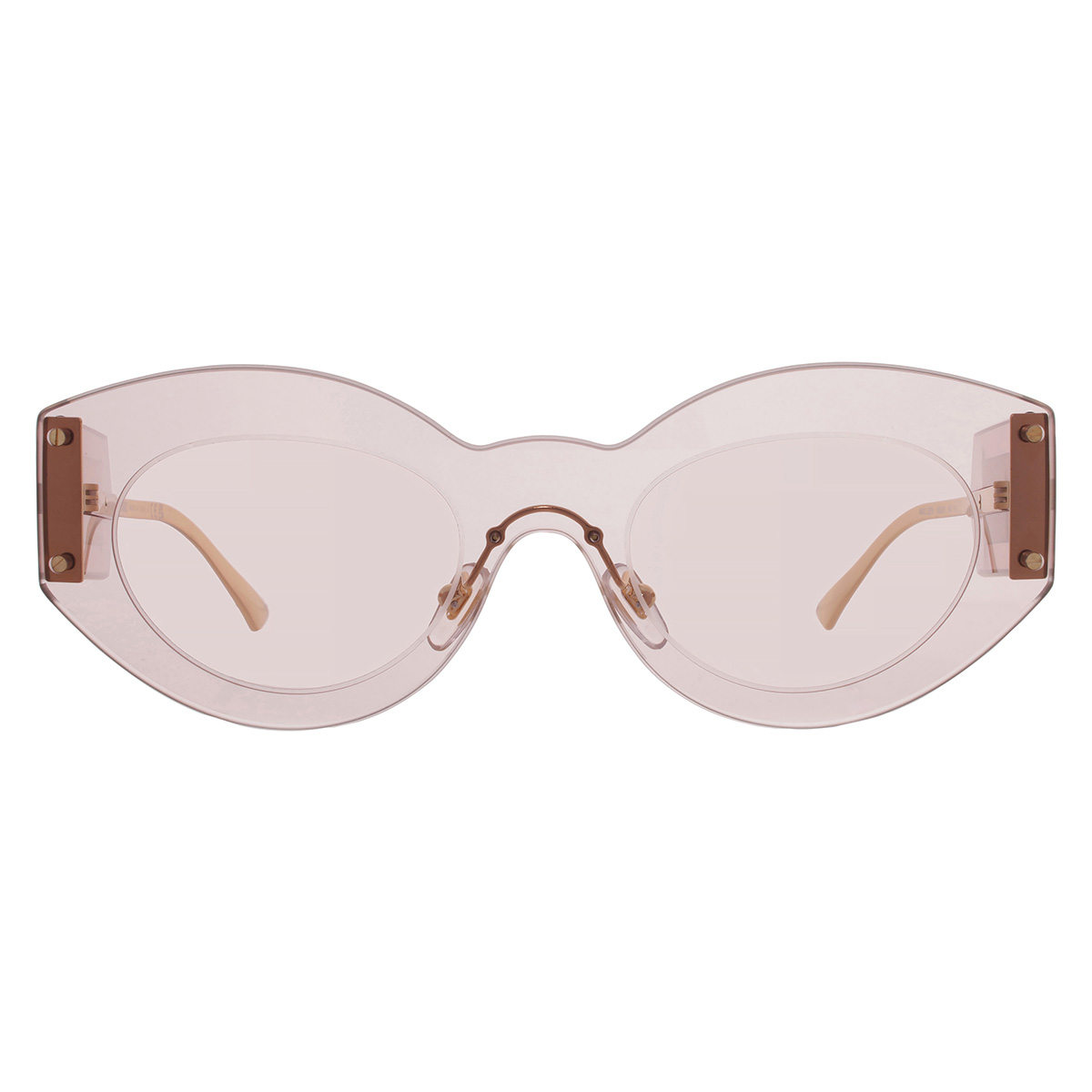 Versace Pink Gradient Flash Shield Ladies Sunglasses VE2276 1002/5