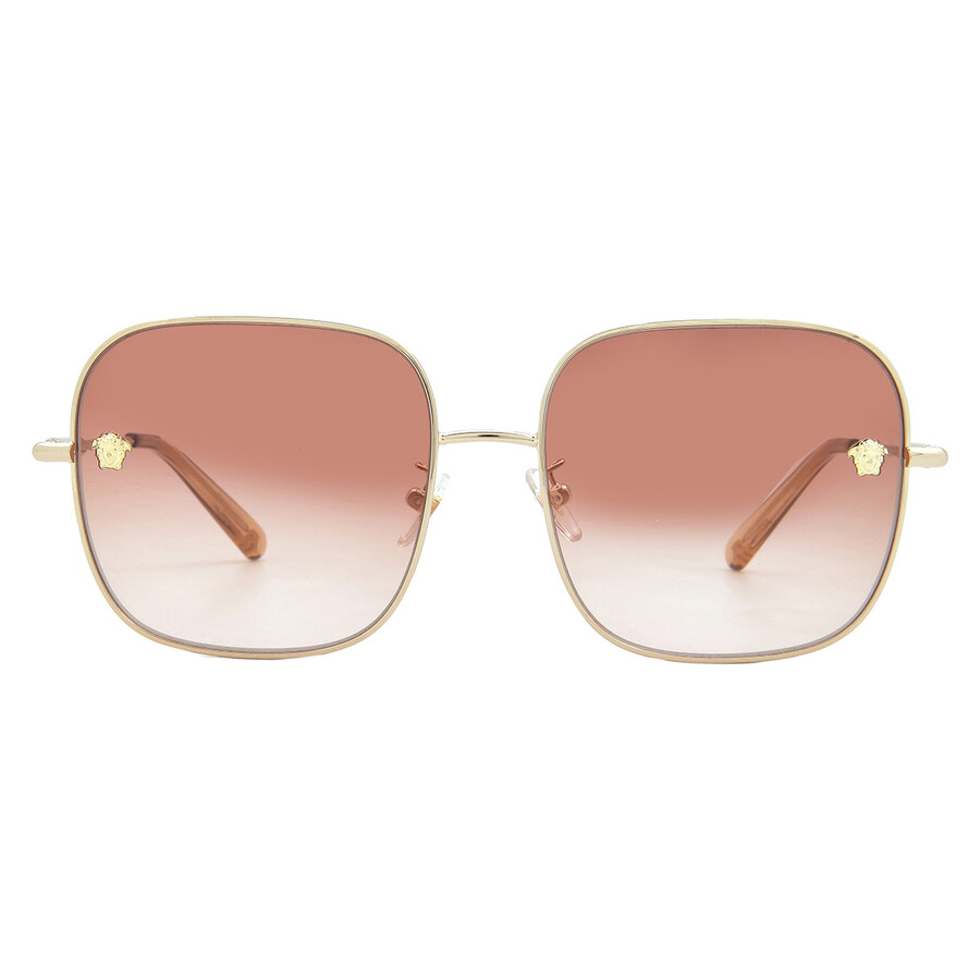 Versace Pink Gradient Square Ladies Sunglasses Ve2246d 100213 59