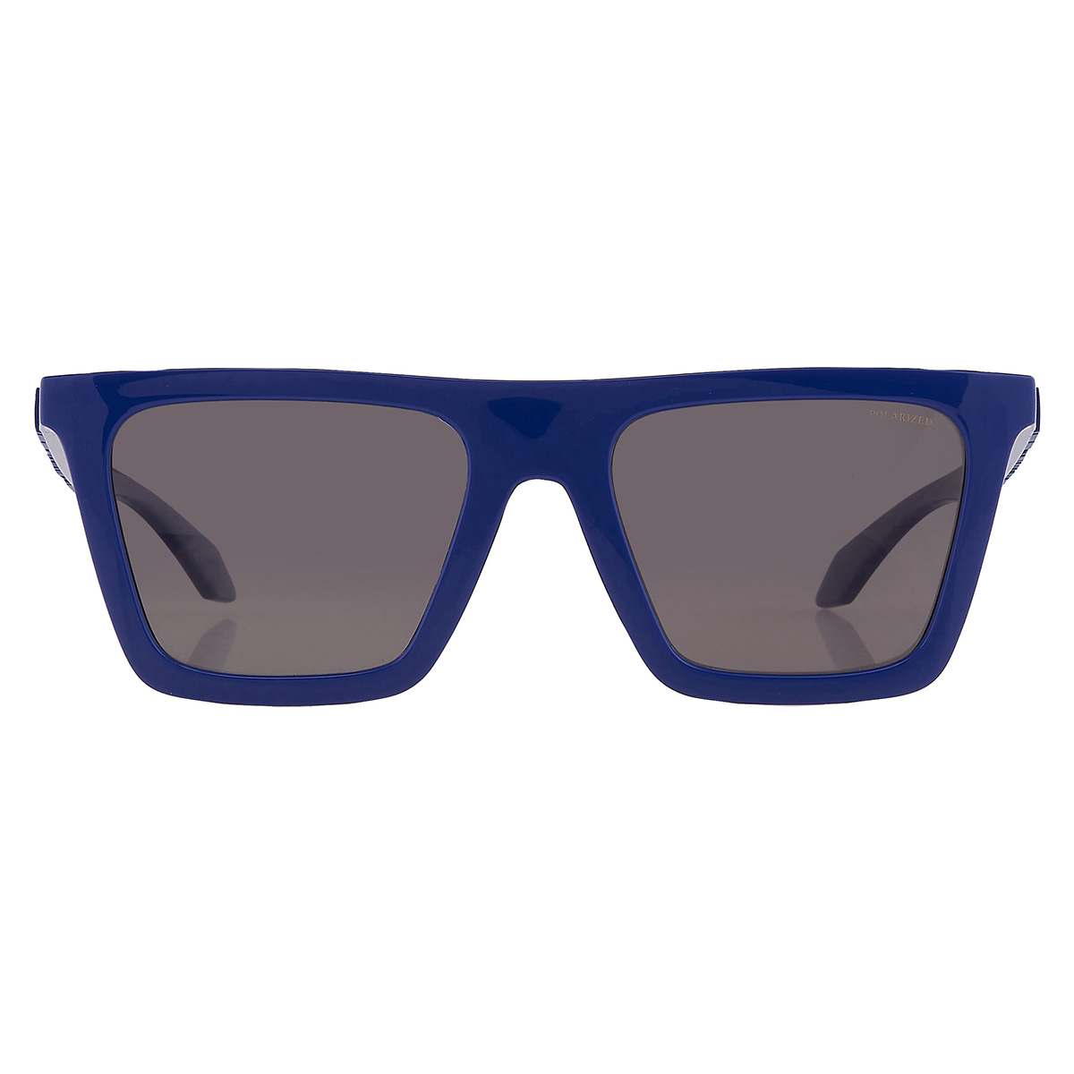 Versace Polarized Grey Browline Men's Sunglasses VE4468U 545081 53