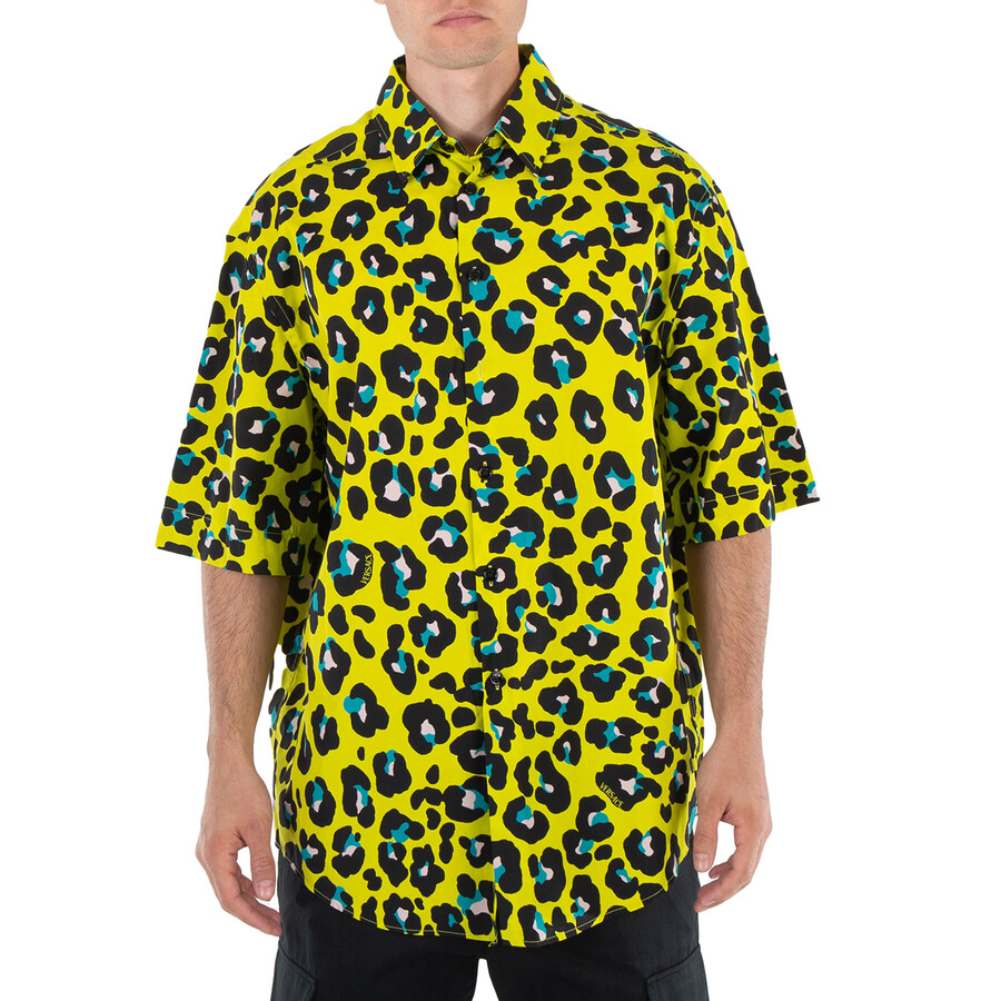 Short Sleeve Animal Print Shirt
