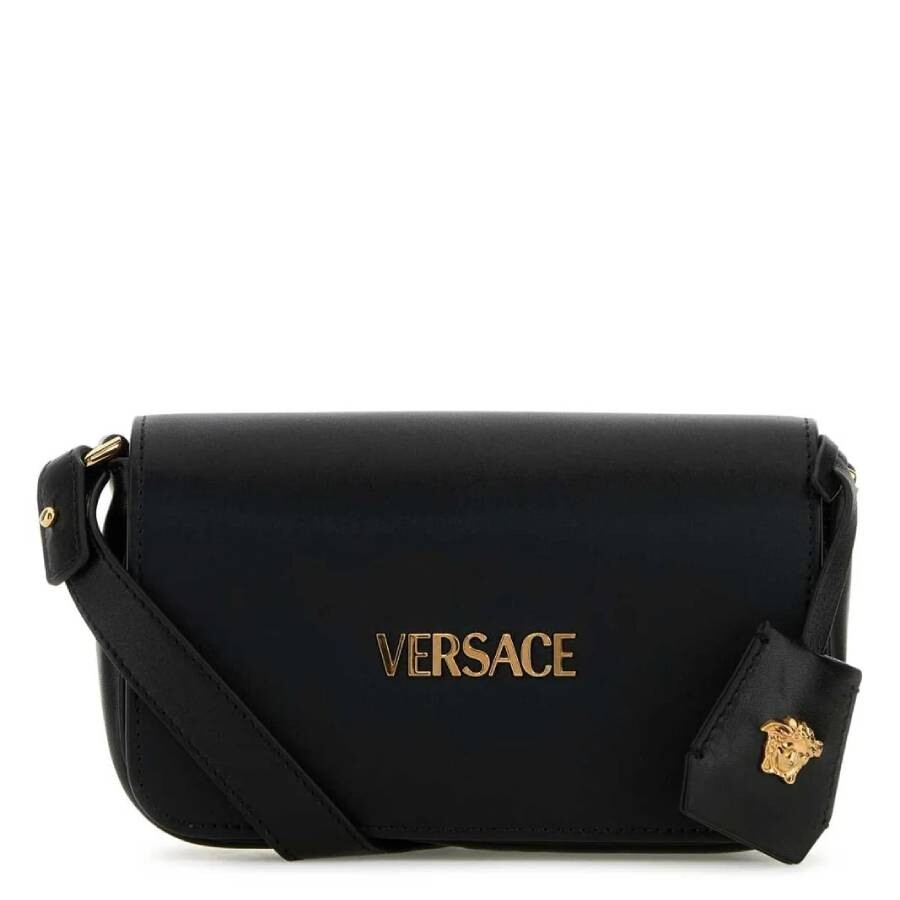 【新品】VERSACE ブラック ショルダーバッグ VERSACE ショルダーバッグ