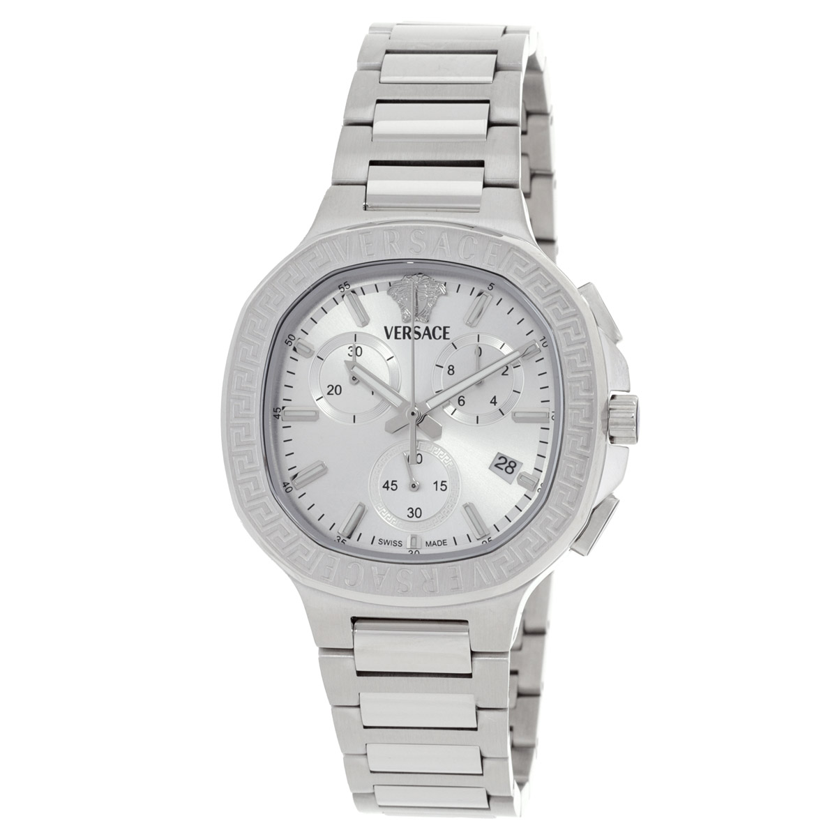 Versace V-Chrono Square Chronograph Quartz Watch VEVCA0424