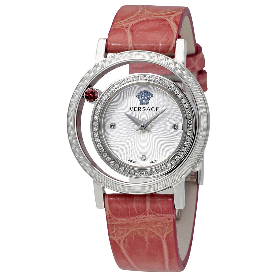 Versace Venus Silver Dial Ladies Diamond Watch VDA050014 7630030500138