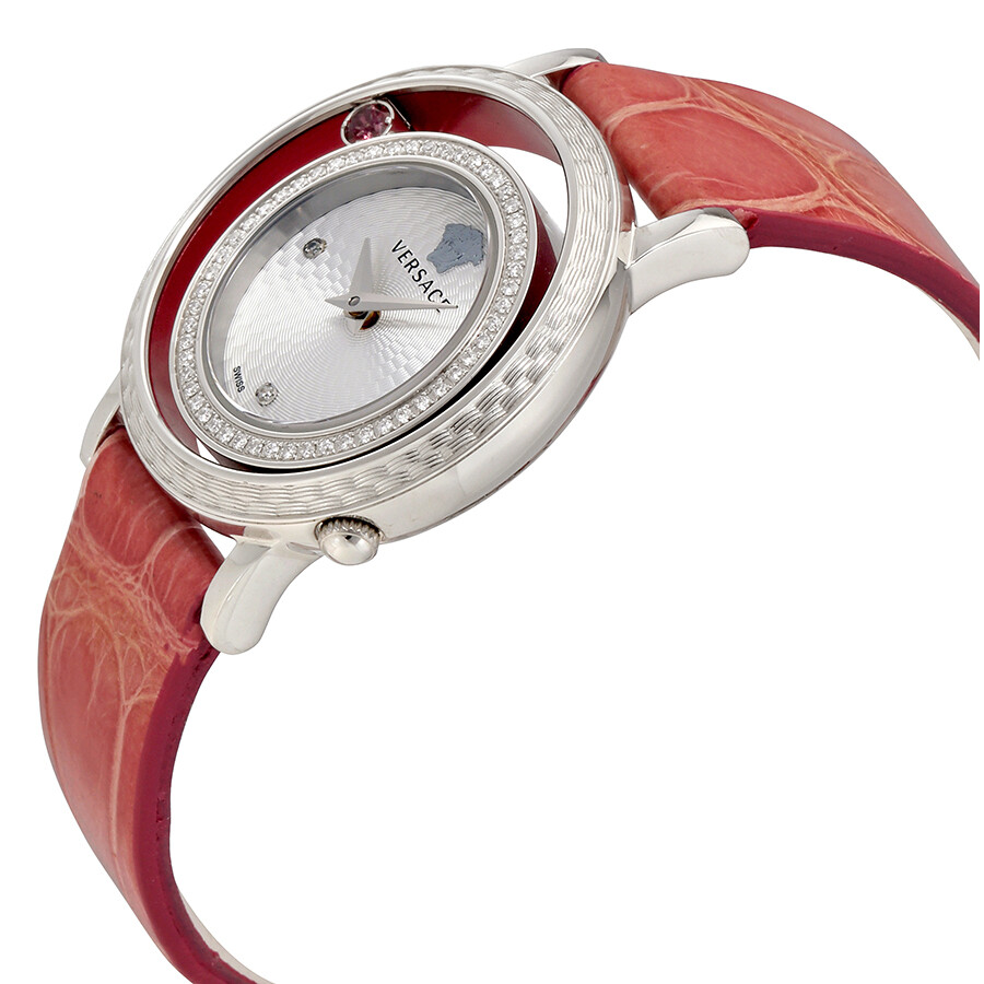 Versace Venus Silver Dial Ladies Diamond Watch VDA050014 Versace