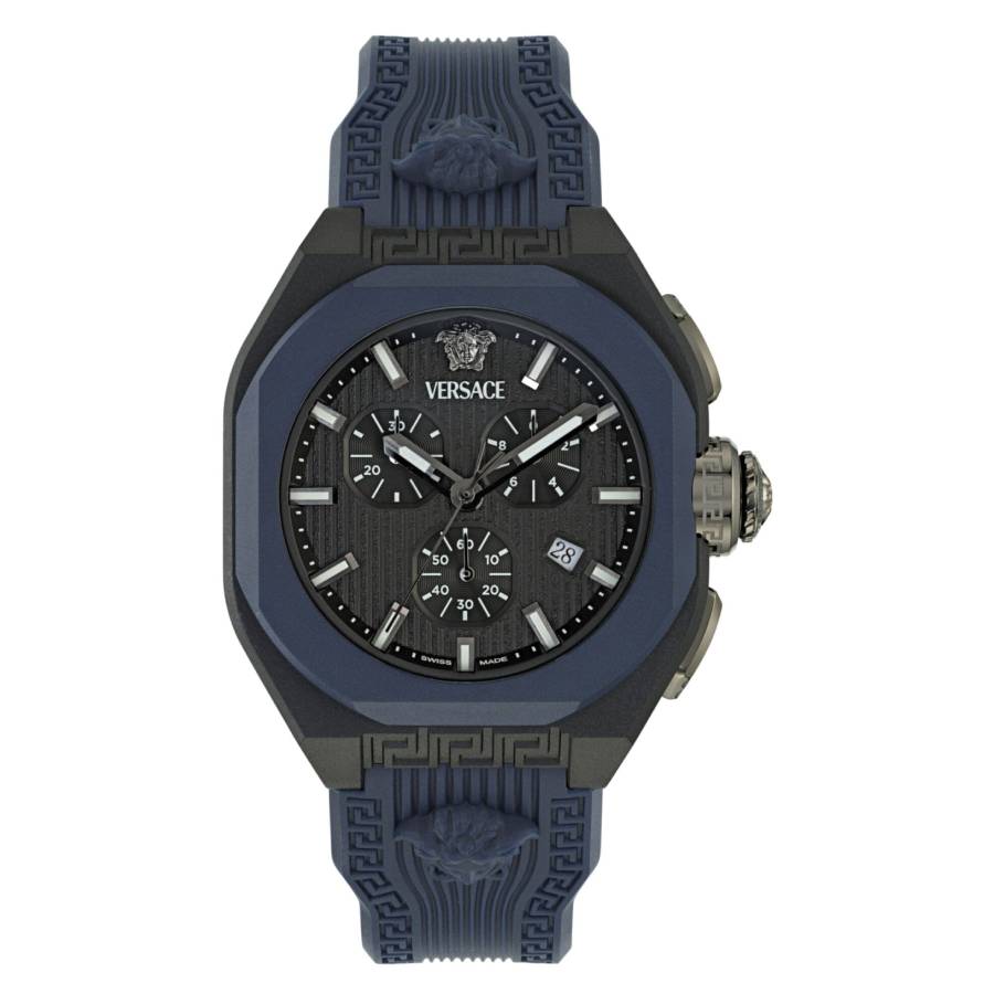 Versace V-Legend Chronograph Quartz Black Dial Men's Watch VE9L00224