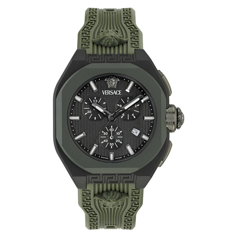 Versace V-Legend Chronograph Quartz Black Dial Men's Watch VE9L00324