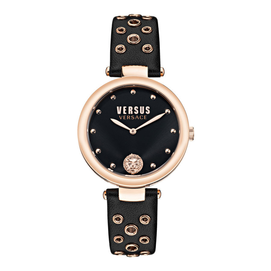 Versus By Versace Los Feliz Quartz Black Dial Ladies Watch