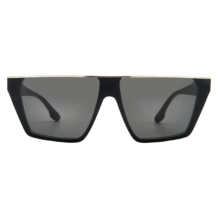 Victoria Beckham Black Browline Ladies Sunglasses Vb683s 001 58 In Black