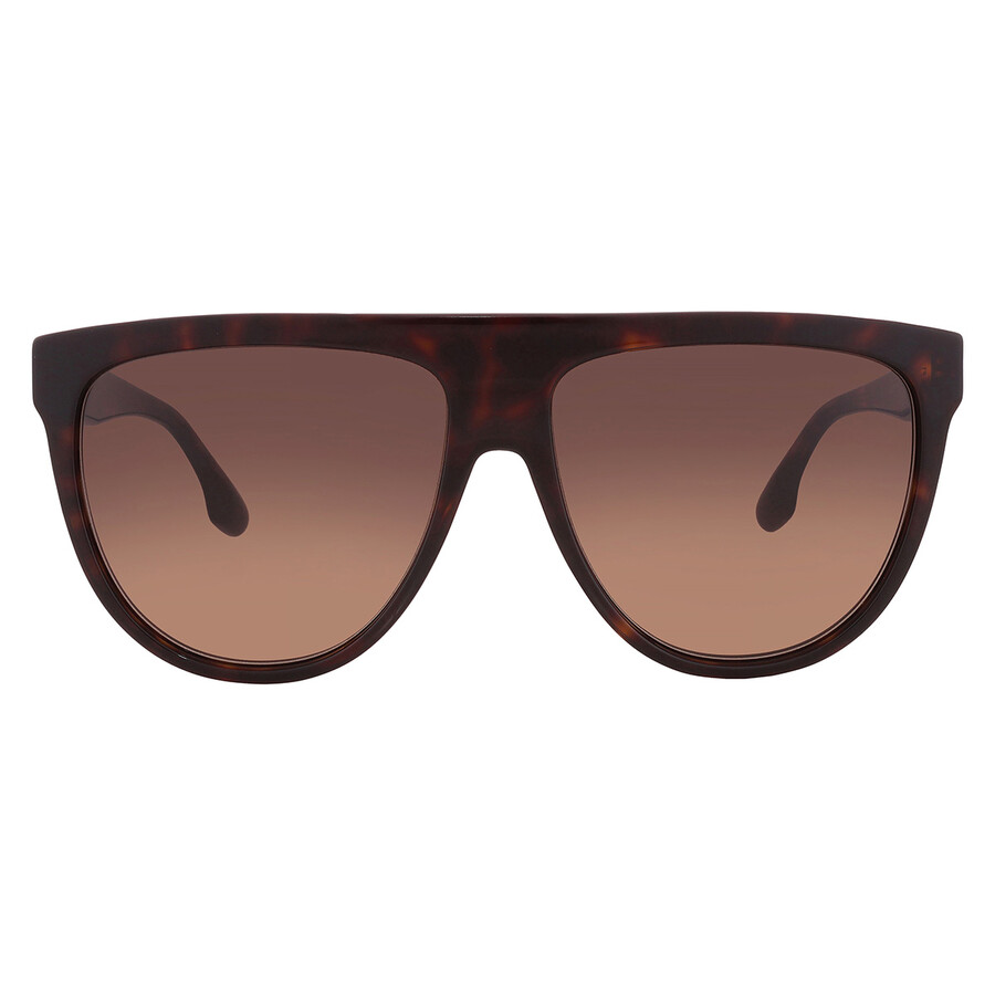 Victoria Beckham Brown Gradient Browline Ladies Sunglasses Vb680s 230 58 In Brown