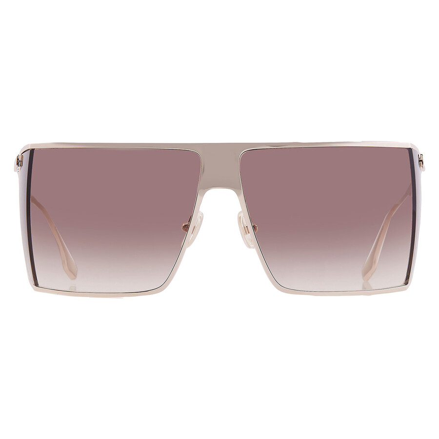 Victoria Beckham Gradient Brown Wrap Ladies Sunglasses Vb249s 714 65