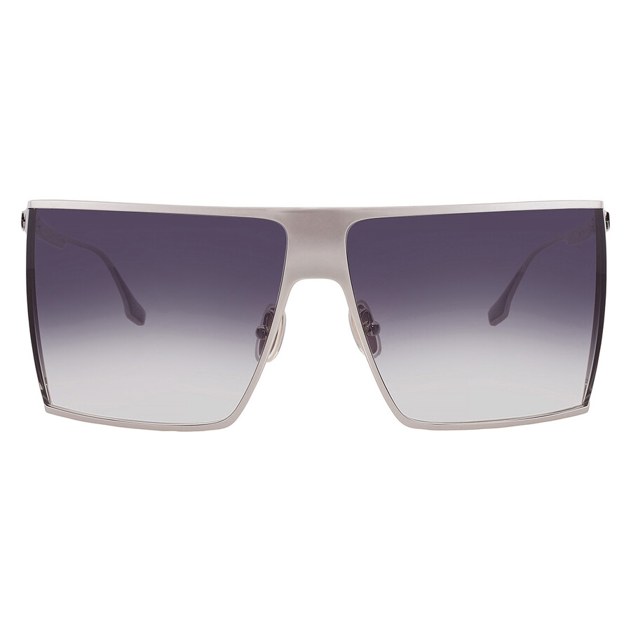 Victoria Beckham Gradient Grey Wrap Ladies Sunglasses Vb249s 040 65 In Silver