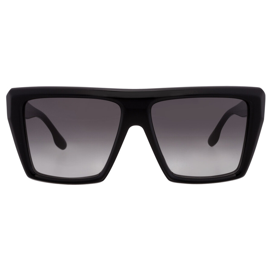 Victoria Beckham Grey Gradient Browline Ladies Sunglasses Vb686s 001 56 In Black