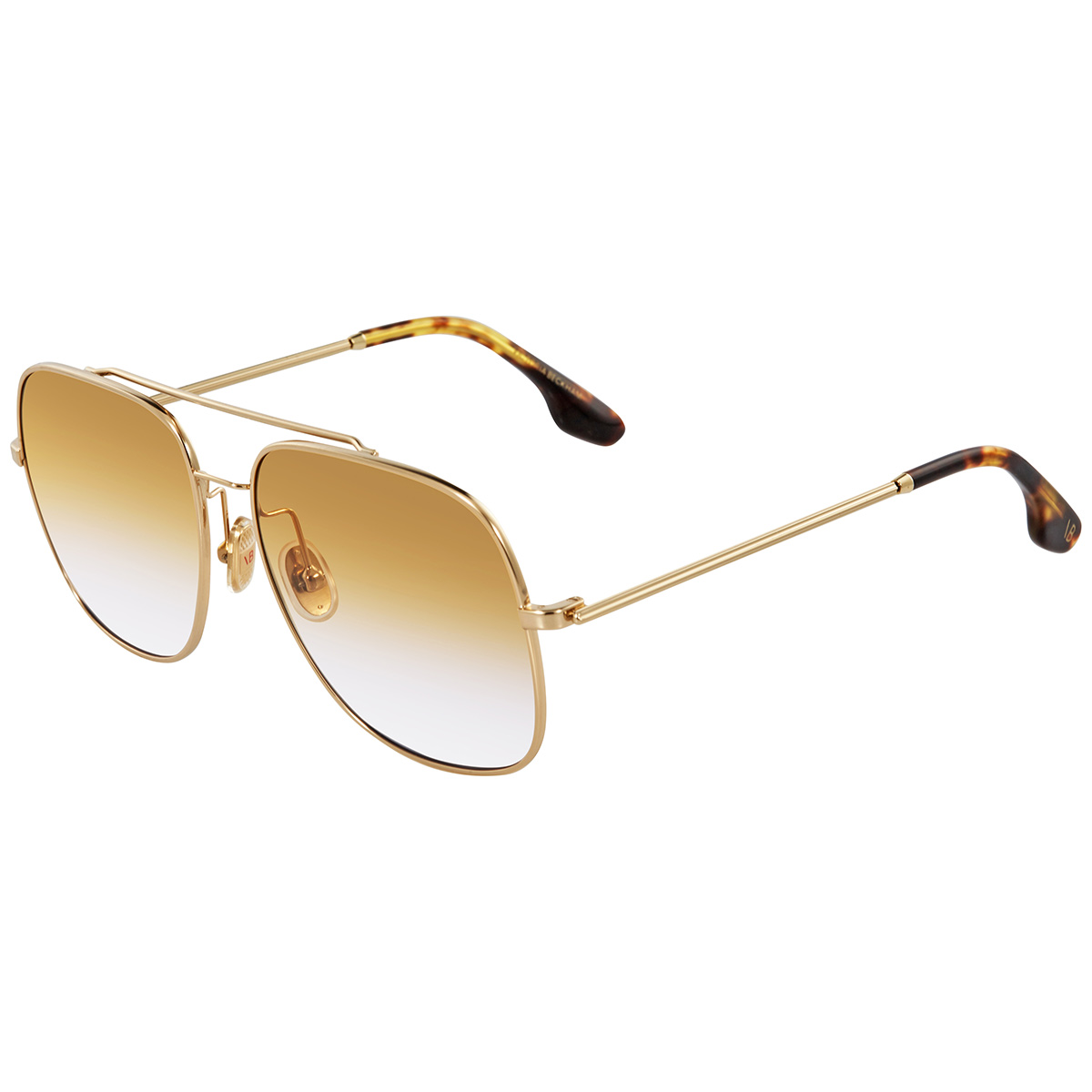 Victoria Beckham VB215S Pilot Sunglasses Victoria Beckham Green Pilot Ladies Sunglasses VB215S 700 59  main image 2