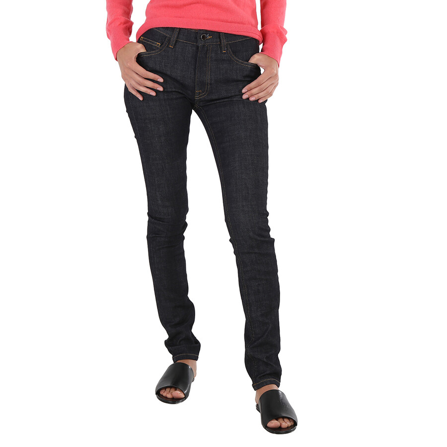 Victoria Beckham Ladies Blue Skinny Star Jeans, Waist Size