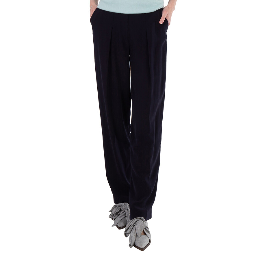Ladies Midnight Slim Front Pleat Pants
