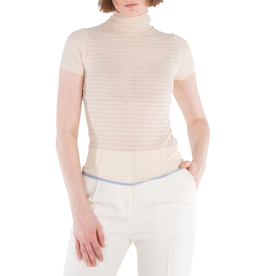 Polo Neck Knitted T-Shirt