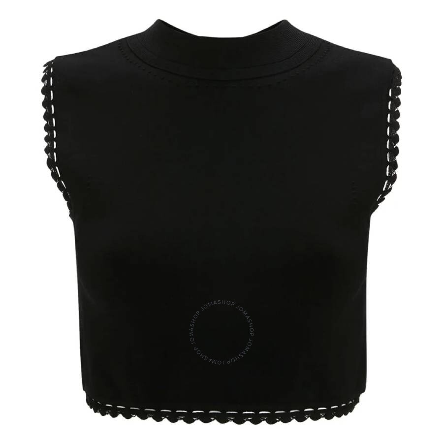 VICTORIA BECKHAM VICTORIA BECKHAM SCALLOP TRIM TANK TOP