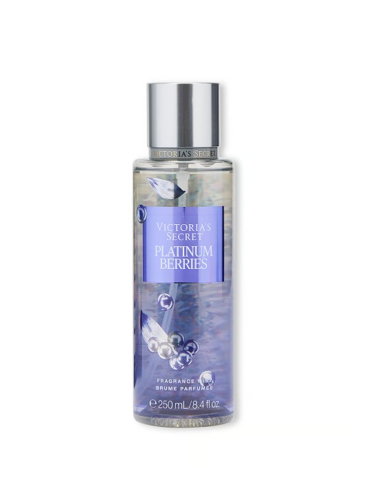 Victoria Secret Ladies Platinum Berries Body Mist 8.4 oz
