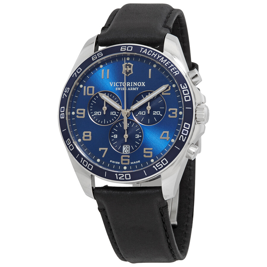 Victorinox Chronograph Quartz Blue Dial Watch 241929 7611160125392