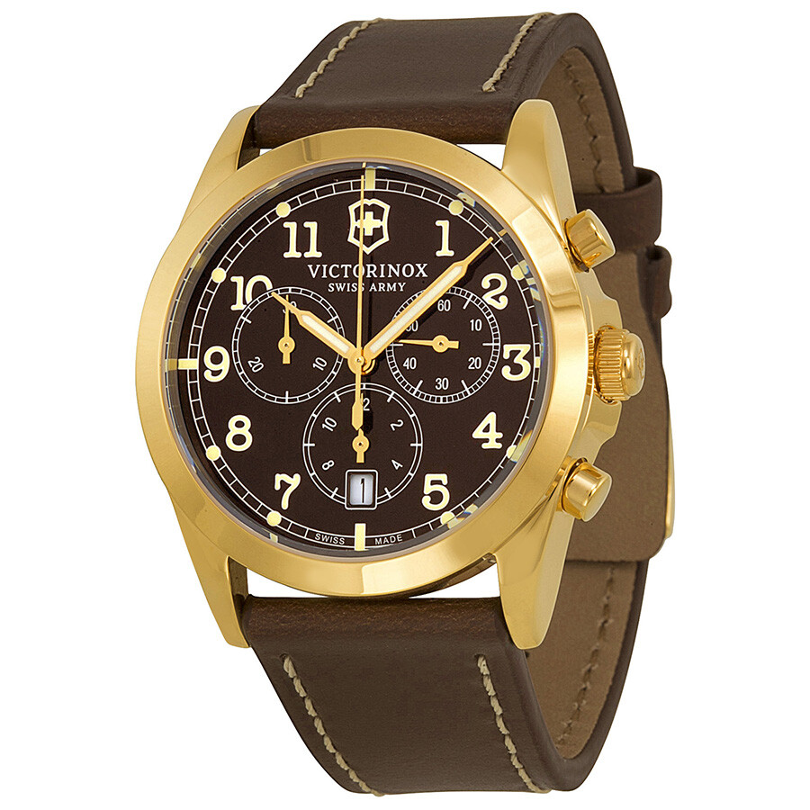 Victorinox Infantry Chronograph Brown Dial Men's Watch 241647