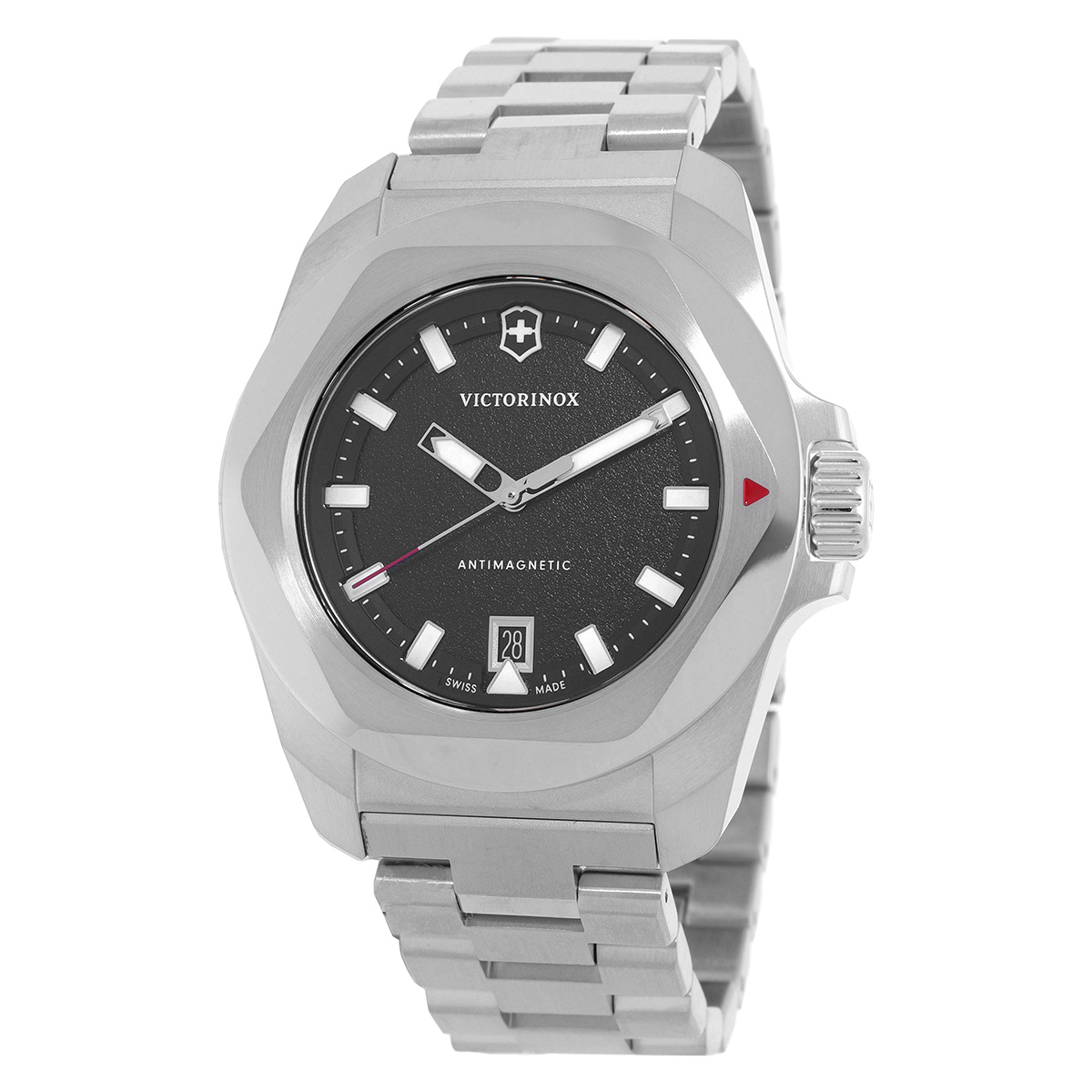 Victorinox I.N.O.X. Quartz Black Dial Men's Watch 242030