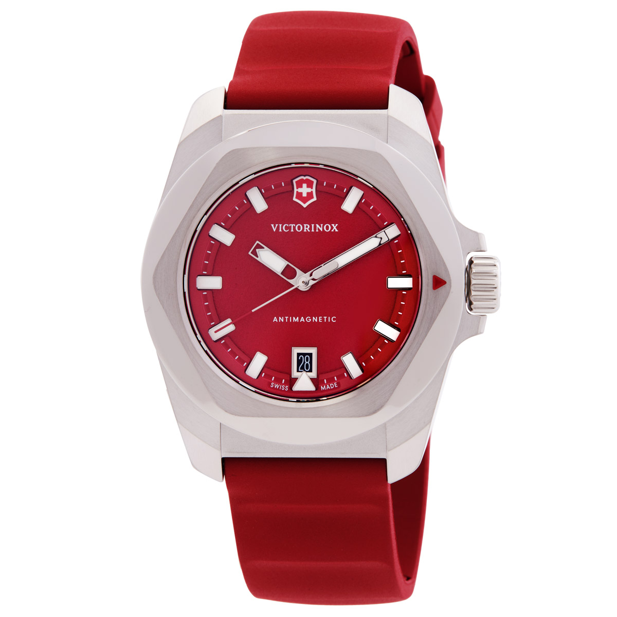 Victorinox I.N.O.X. Quartz Red Dial Men's Watch 242029