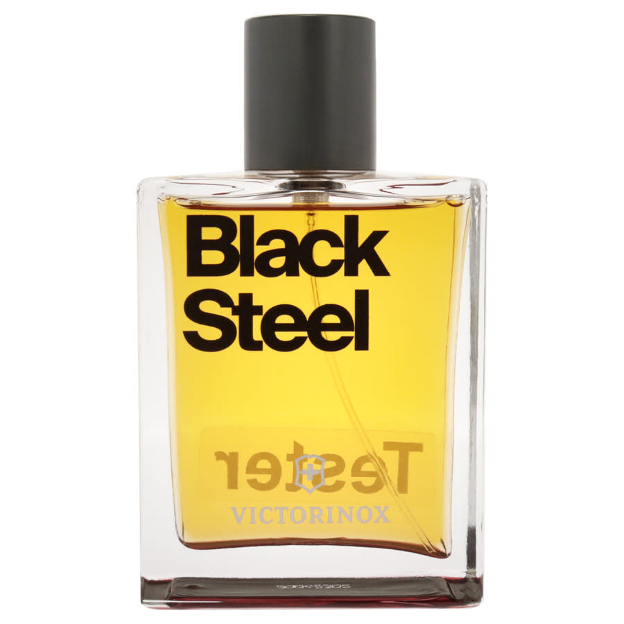 Victorinox Men's Black Steel Edt Spray 3.4 oz (tester) Fragrances 843711391315 In Yellow