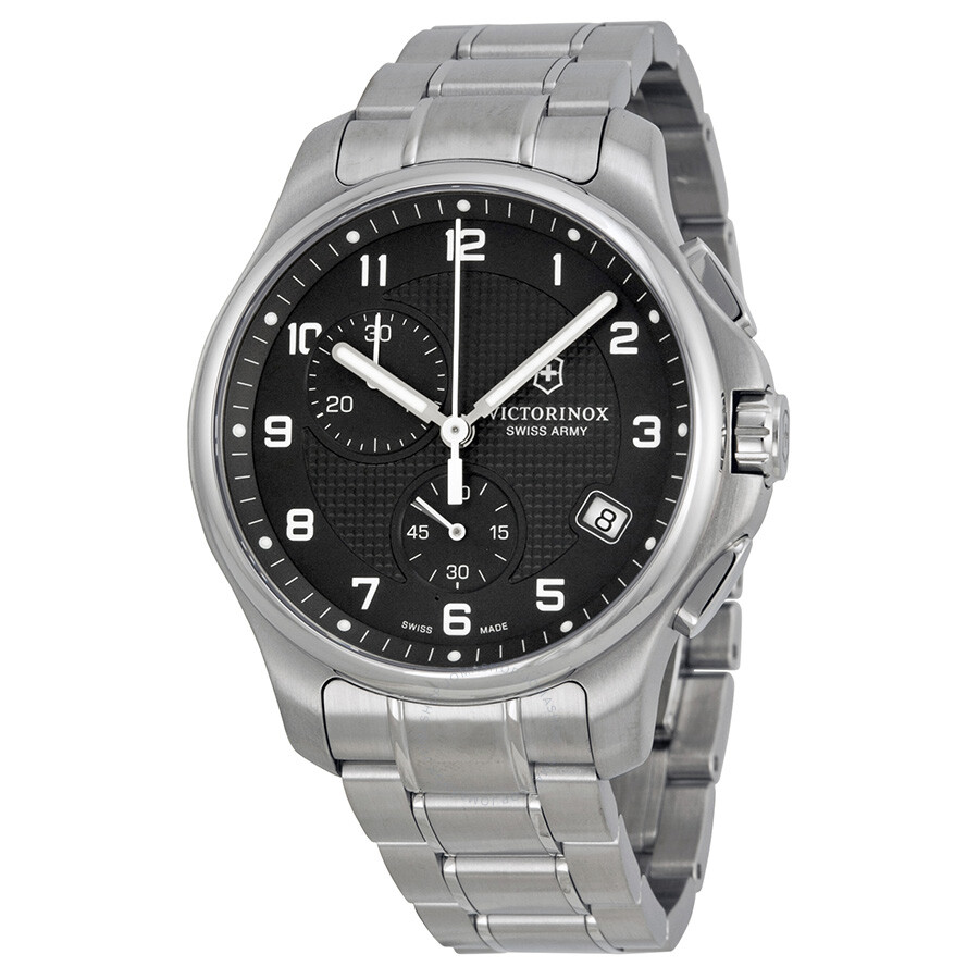 Victorinox Officers Chronograph Stainless Steel Men's Watch