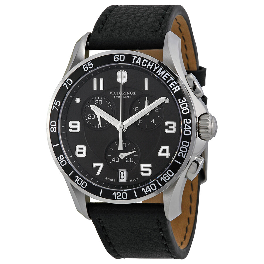 Victorinox Swiss Army Chrono Classic Black Strap Men's Watch 241493 ...