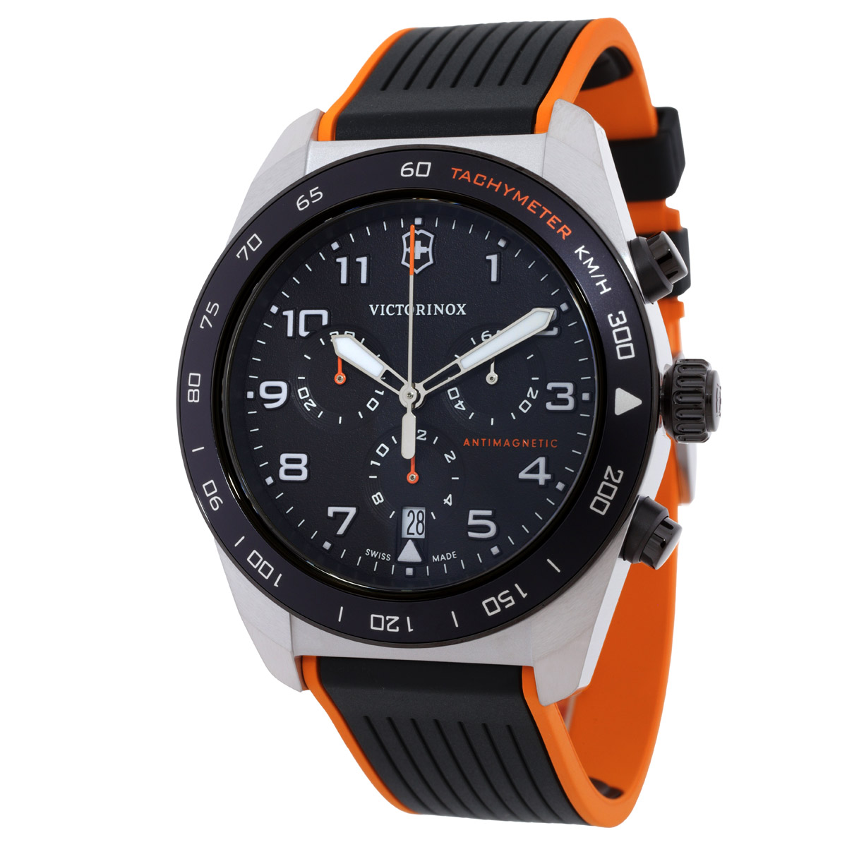 Victorinox Swiss Army Chronograph Quartz Black Dial Men's Watch 242050