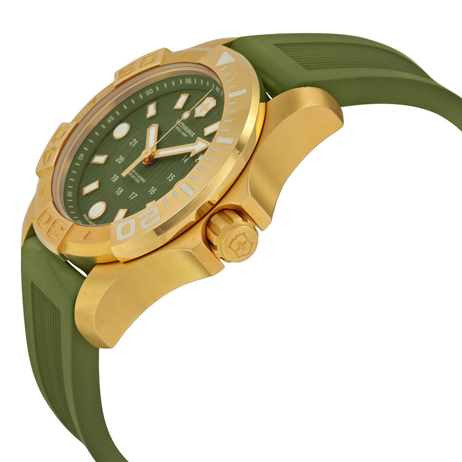 Victorinox Swiss Army Dive Master 500 Green Dial Unisex Watch 241557 Dive Master 500M