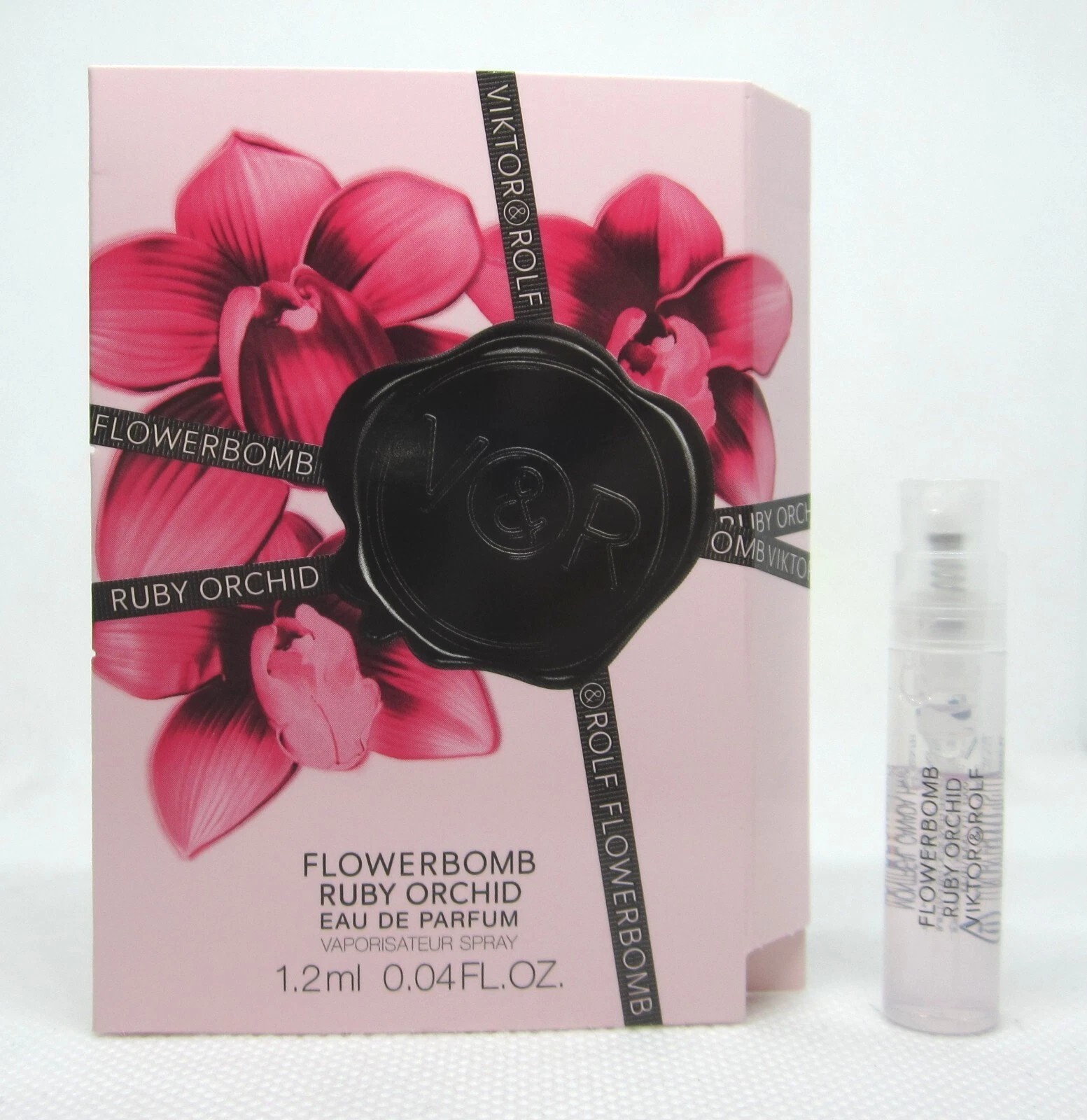 Viktor & Rolf Ladies Flowerbomb Ruby Orchid Edp Spray 0.04 oz Fragrances 3614273614573 In Pink