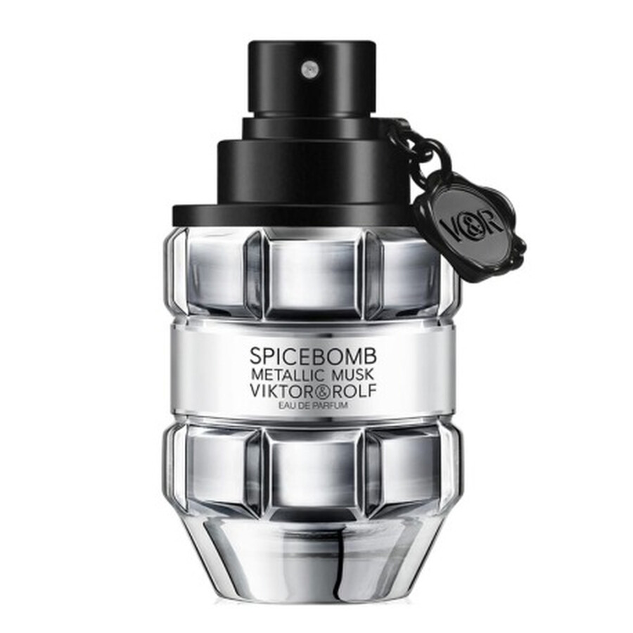 Viktor & Rolf Spicebomb Metallic Musk Eau De Parfum 90ml In Silver