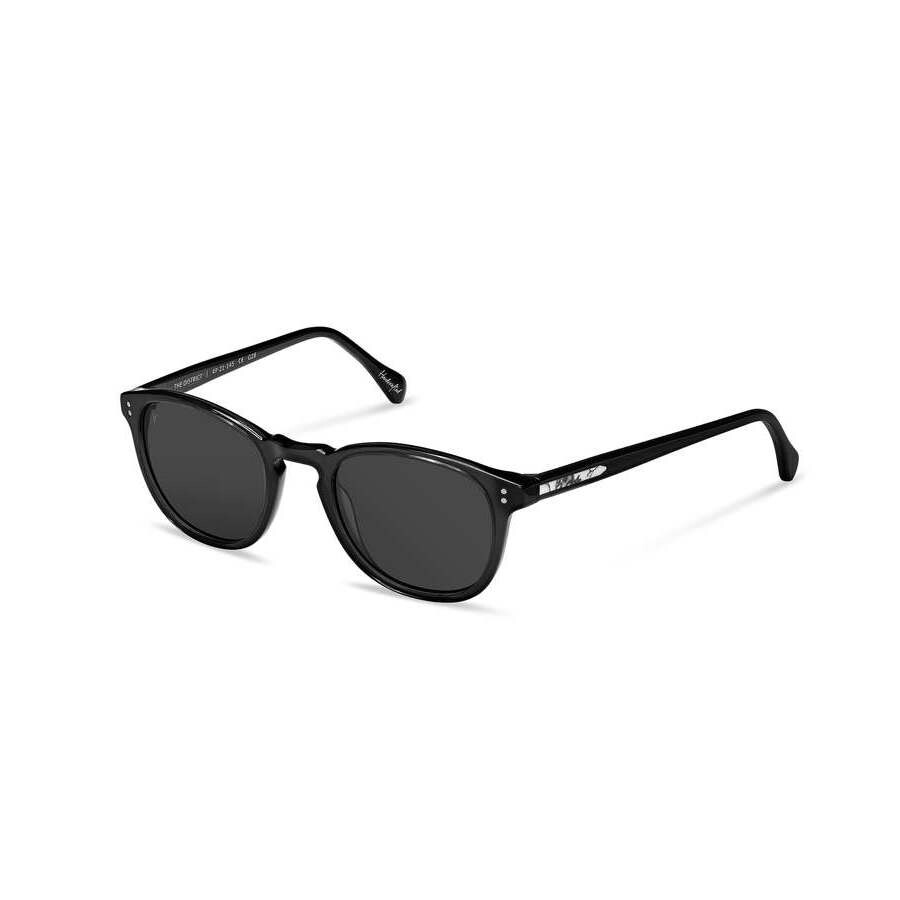 Vincero Men's Black Round Sunglasses RBlaSmoG28 091952162724