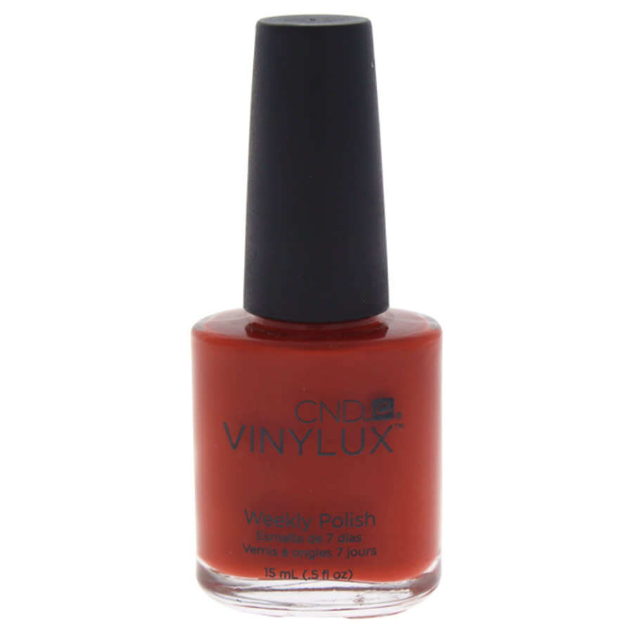 Cnd Vinylux Weekly Polish - 223 Brick Knit By For Women - 0.5 oz Nail Polish In Red