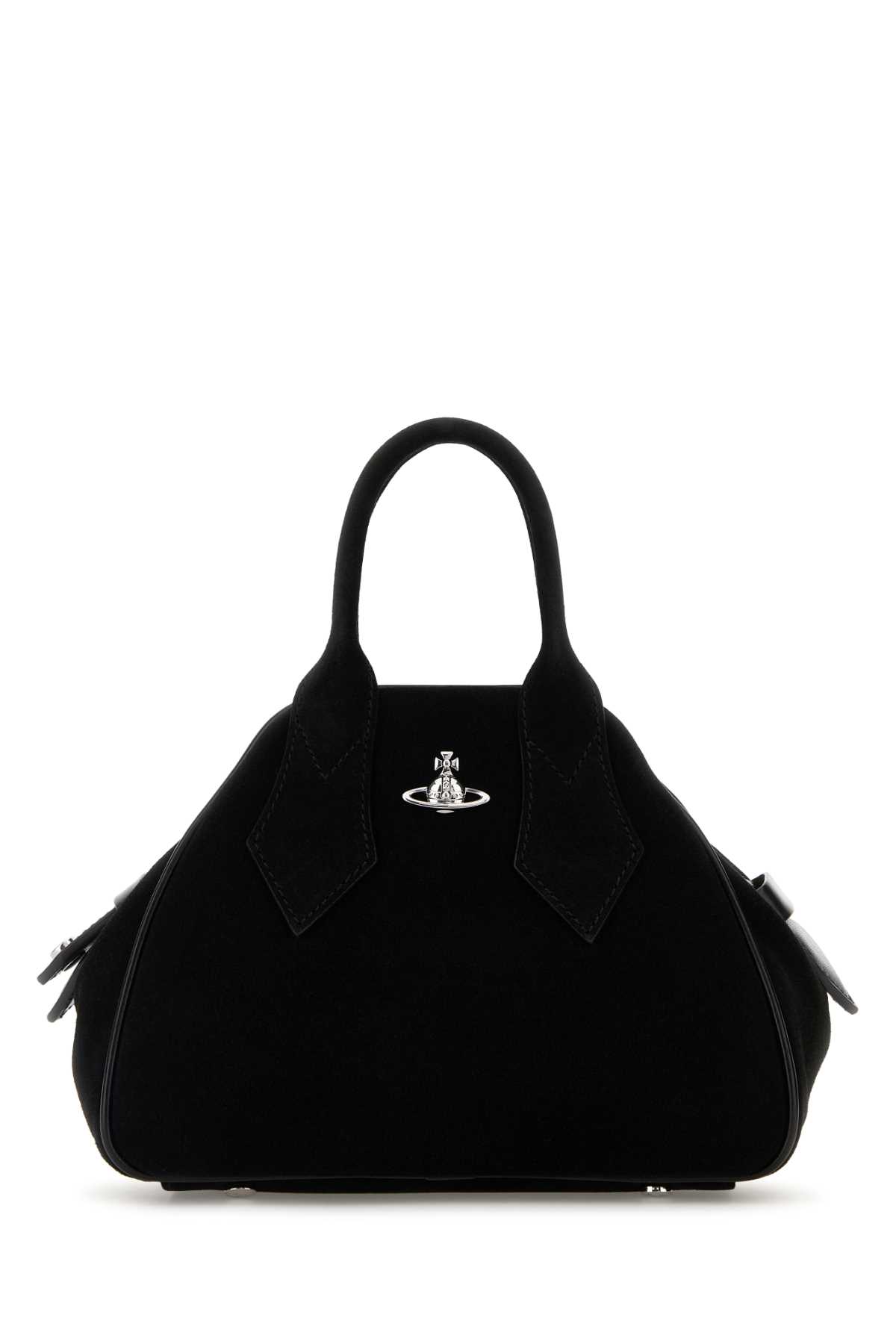 Vivienne Westwood Black Suede Small Yasmine Handbag 4703000MWL007E