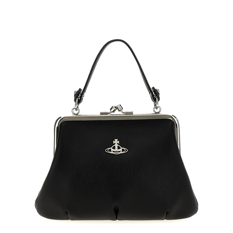 Vivienne Westwood Granny Frame Handbag In Black