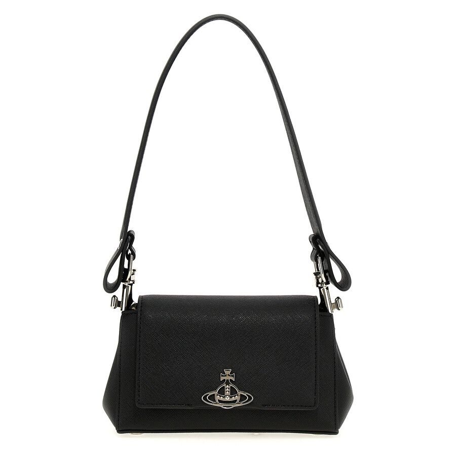 Vivienne Westwood Hazel Small Shoulder Bag In Black