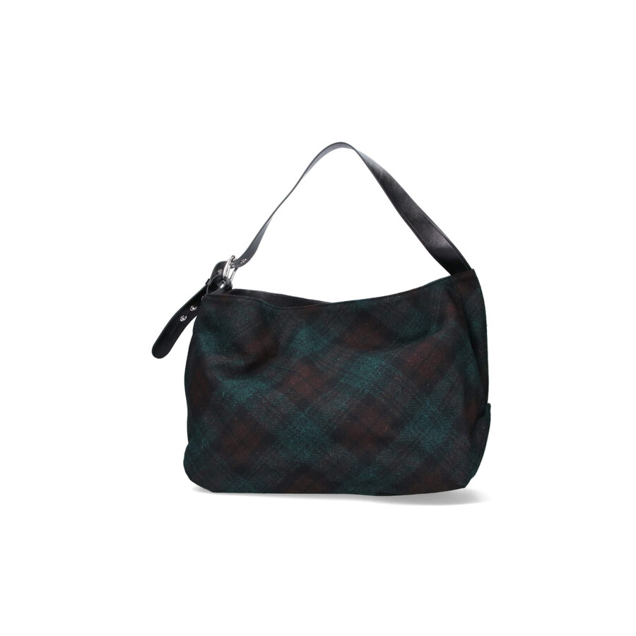 Vivienne Westwood Maxime Large Shoulder Bag In Green