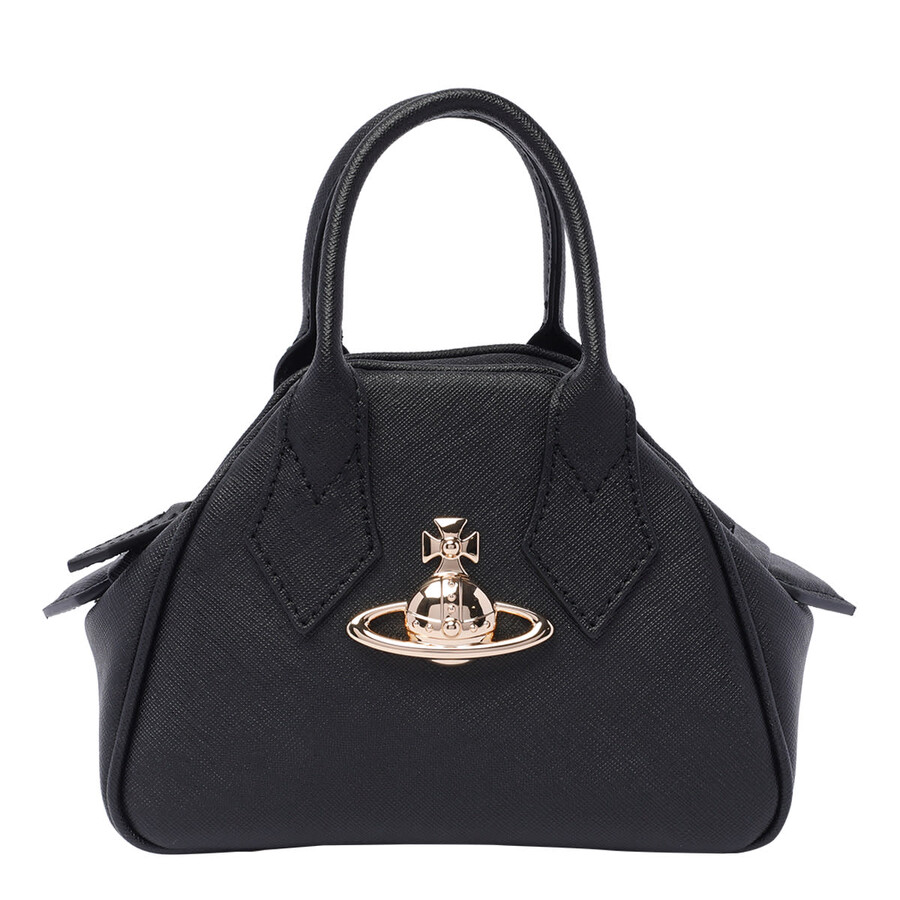 Vivienne Westwood Mini Yasmine Handbag In Black